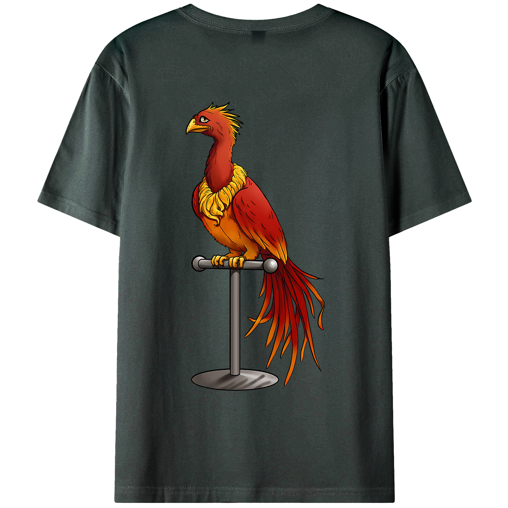（画像用） Harry Potter ハリー・ポッターシリーズ 綿100％ メンズ半袖Tシャツ（バックプリント） 通気性